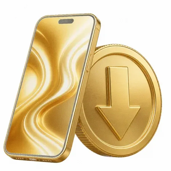 Smartphone and coin — Pure Casino