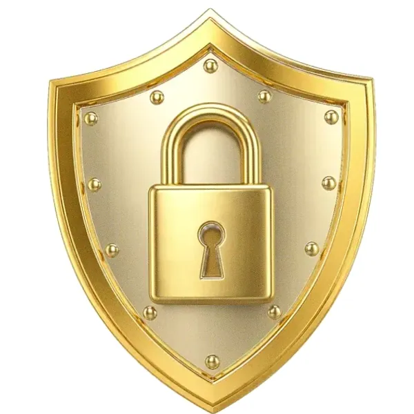 Shield with padlock — Pure Casino