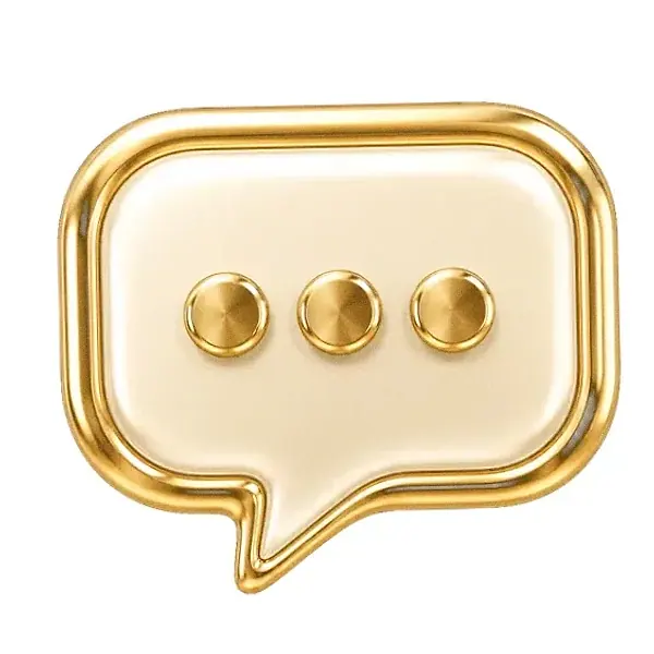 Three-dot speech bubble — Pure Casino