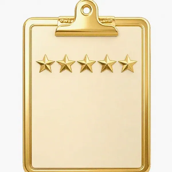 Star rating clipboard — Pure Casino