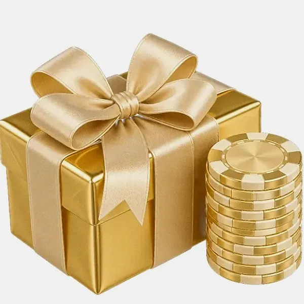 Gift box and chips — Pure Casino