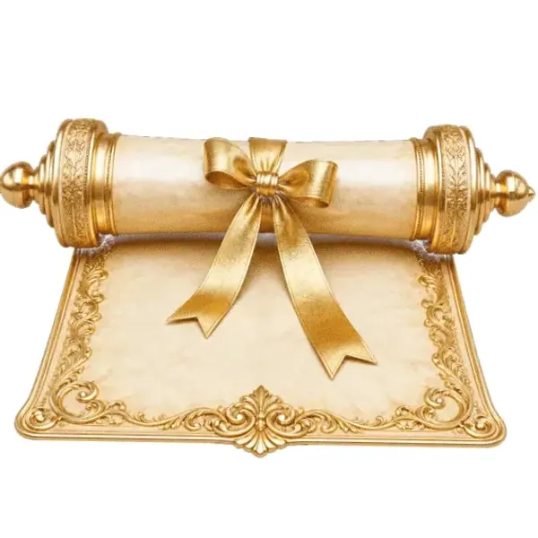 Decorated parchment scroll — Pure Casino